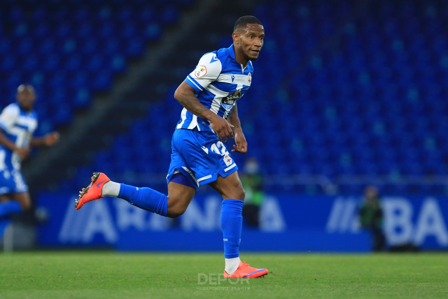 Claudio Beauvue, durante su etapa como delantero del Deportivo.