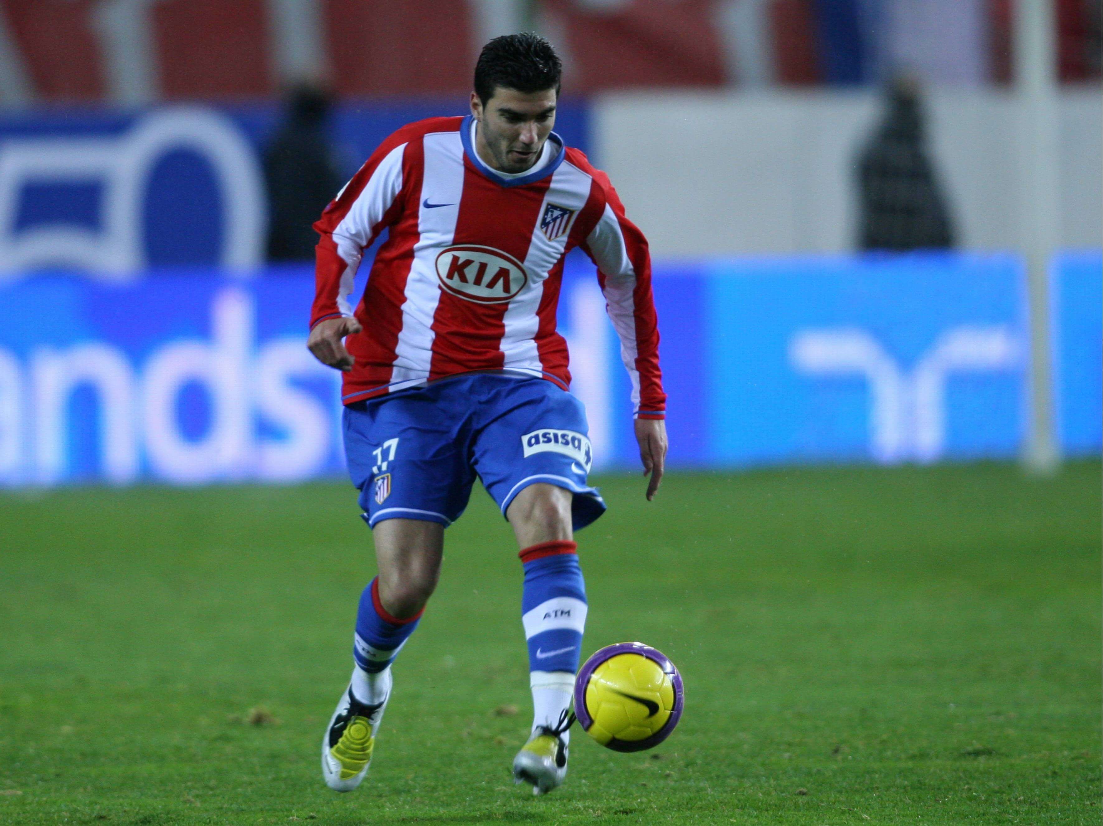  José Antonio Reyes con la camiseta del Atlético de Madrid