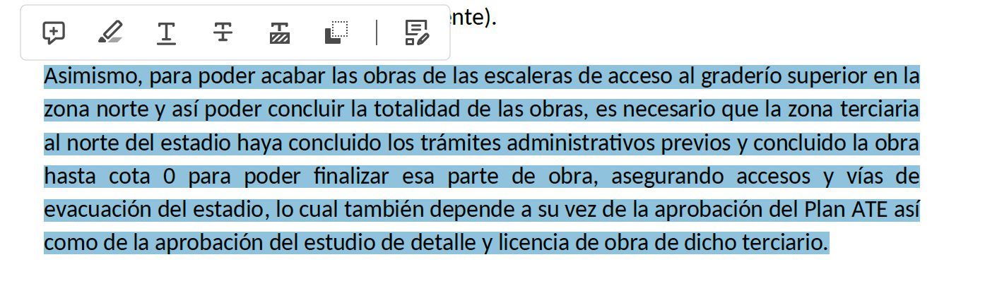Contestación del Valencia CF