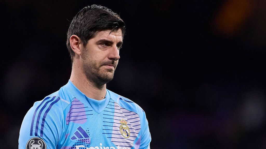  Courtois, en un partido con el Real Madrid (Cordon Press)