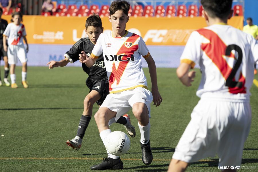  Imagen del Juve-Rayo de este miércoles.