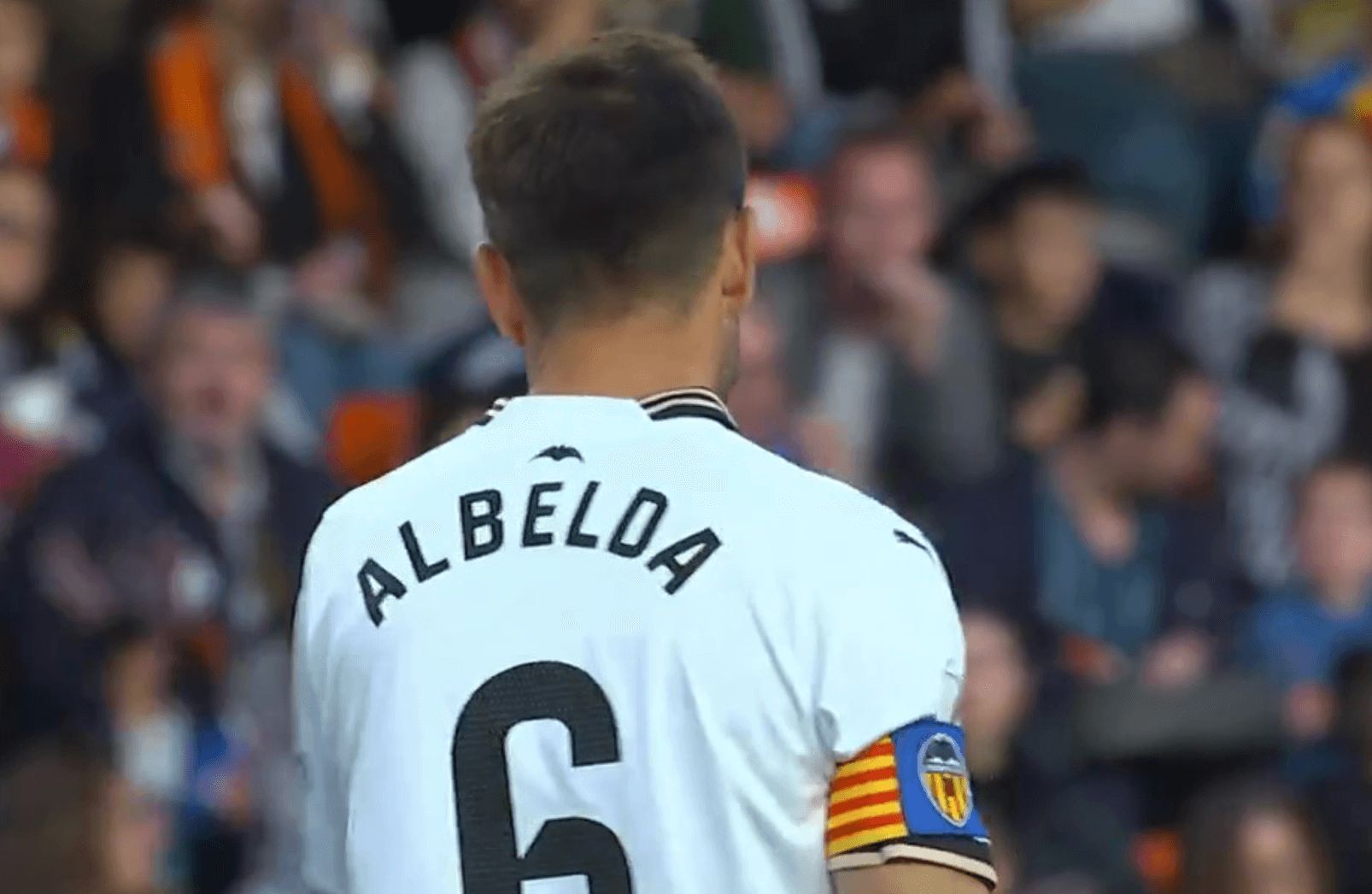  David Albelda, en el partido de Leyendas del Triplete.