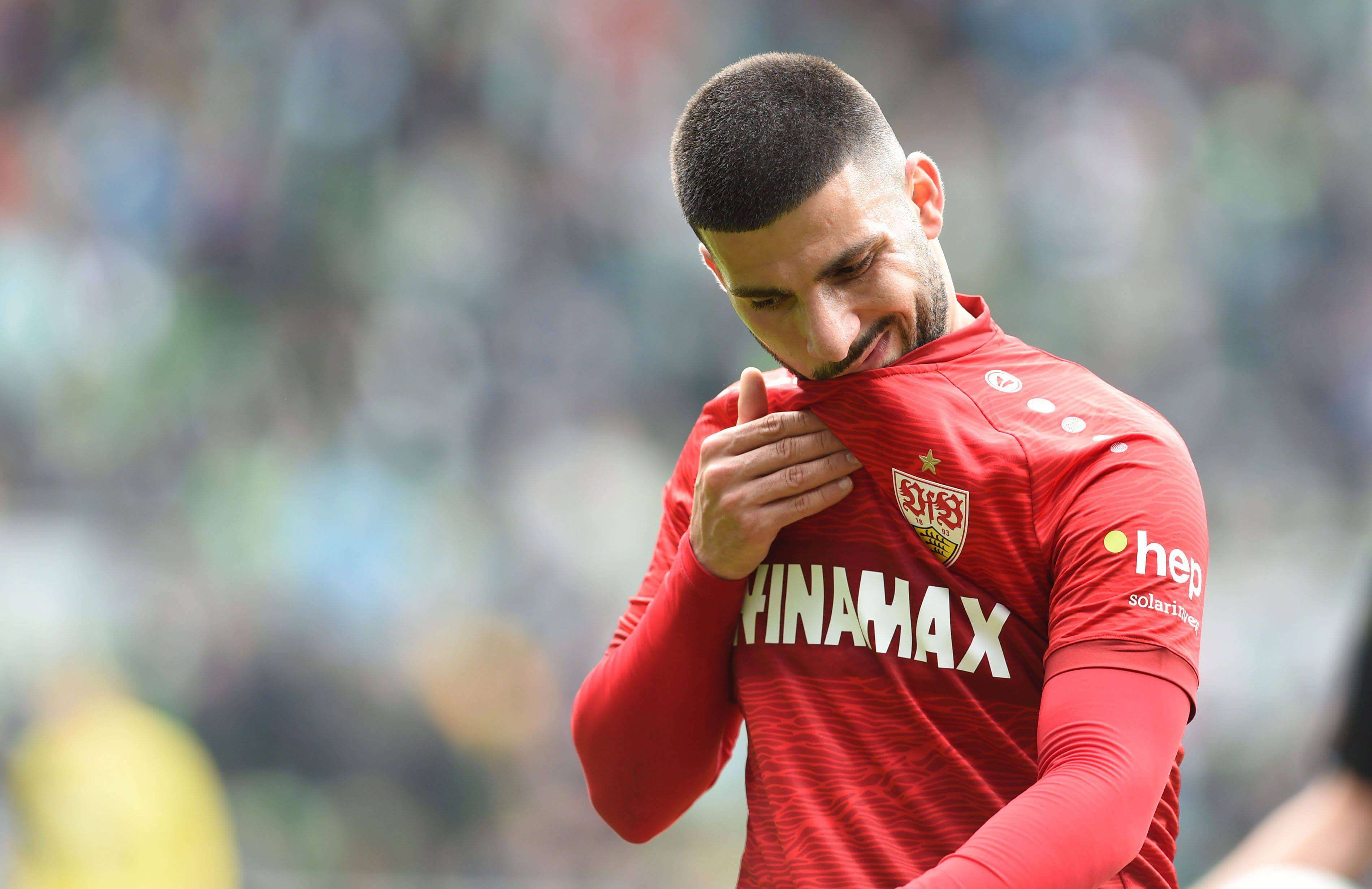 Deniz Undav, durante un partido con el Stuttgart.