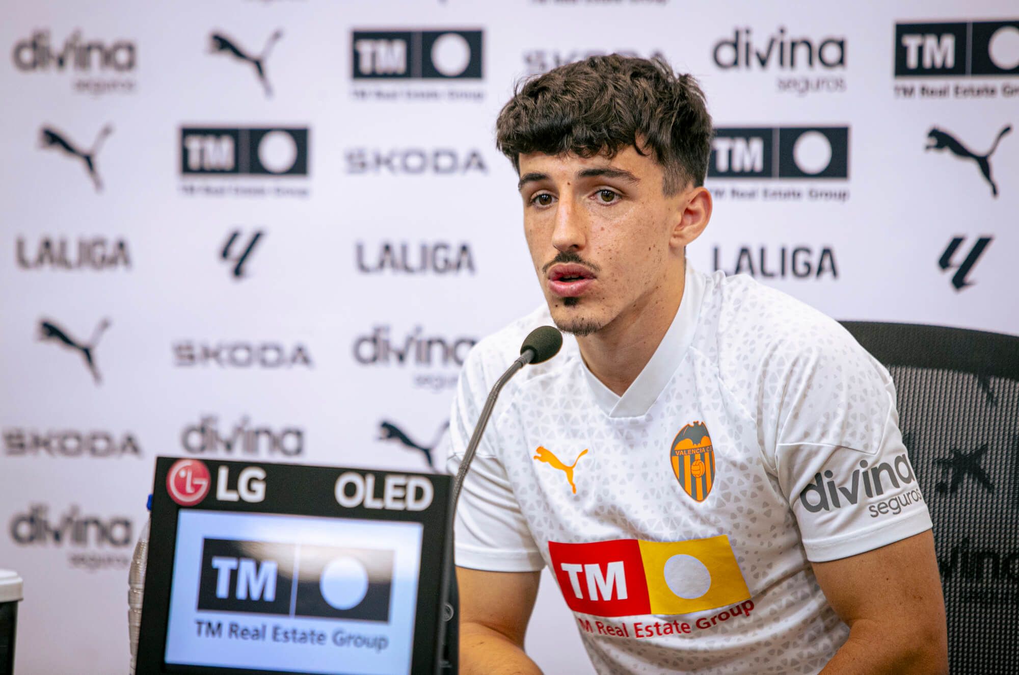 Diego López, en rueda de prensa.