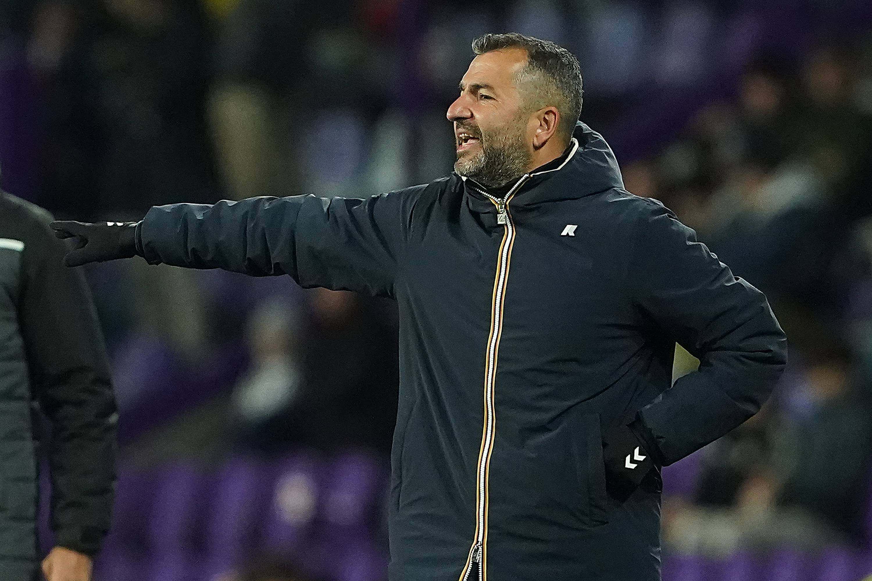  Diego Martínez, en un partido de la UD Las Palmas.