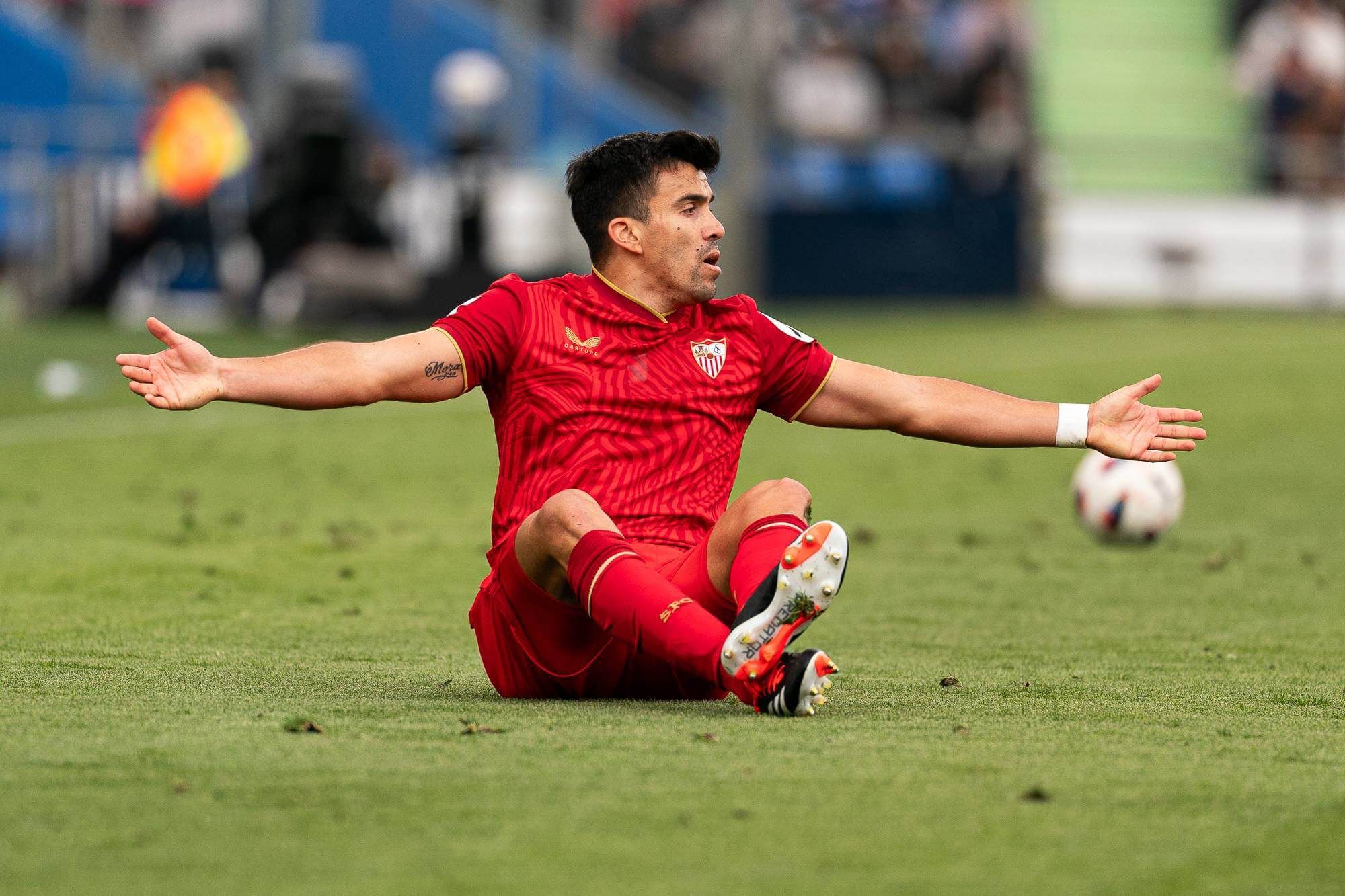  Acuña, ante el Getafe.