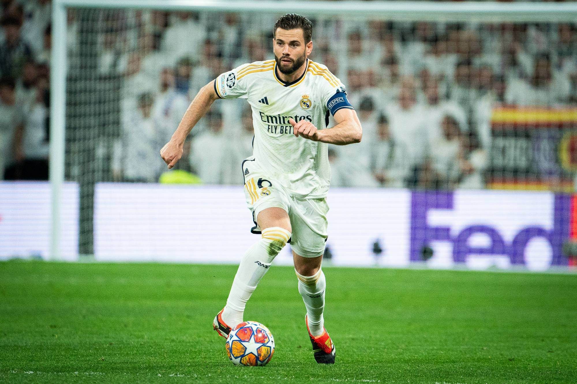  Nacho Fernández, en un partido del Real Madrid.