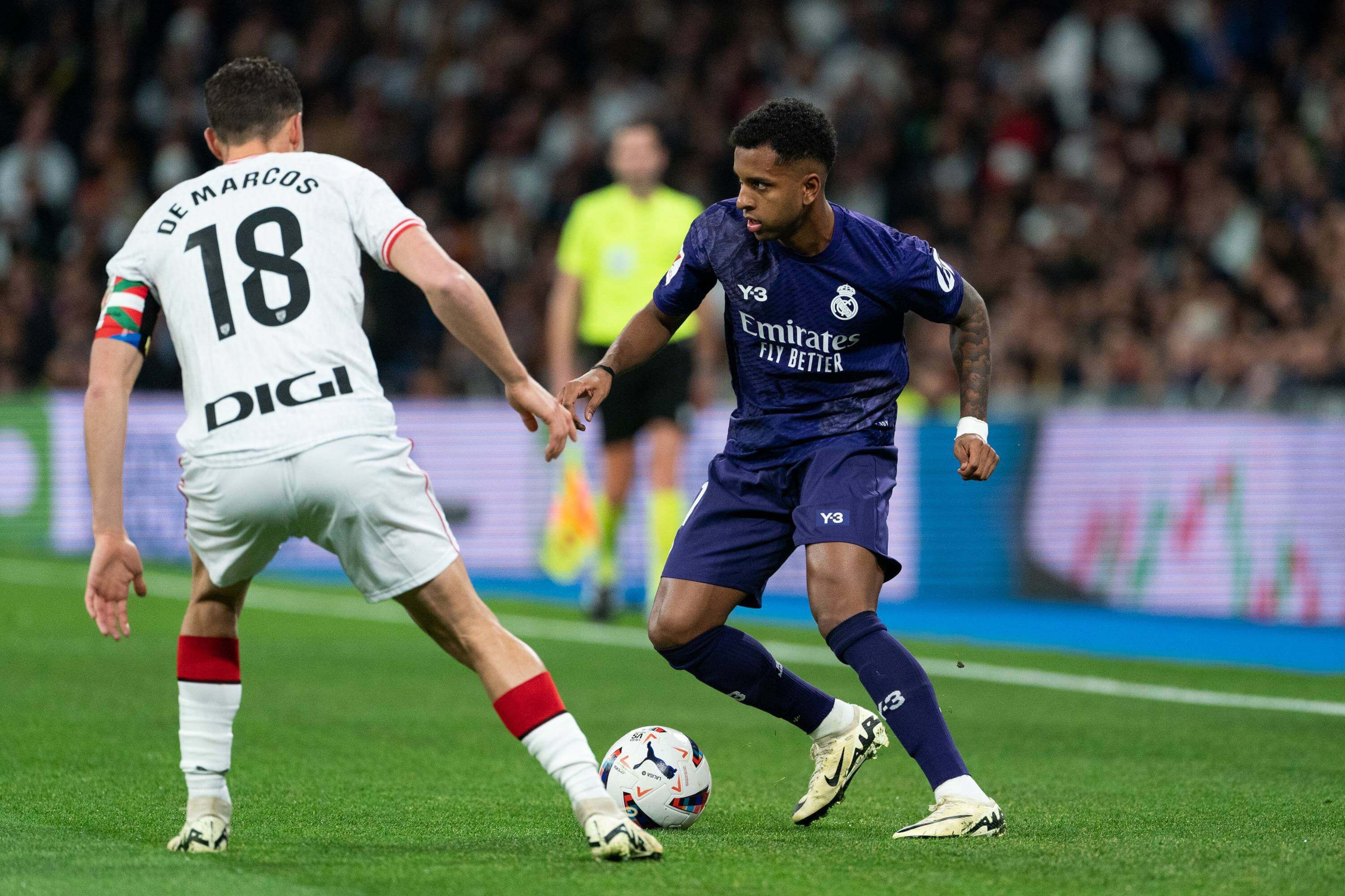  Rodrygo y De Marcos, en el Real Madrid-Athletic (Cordon Press)