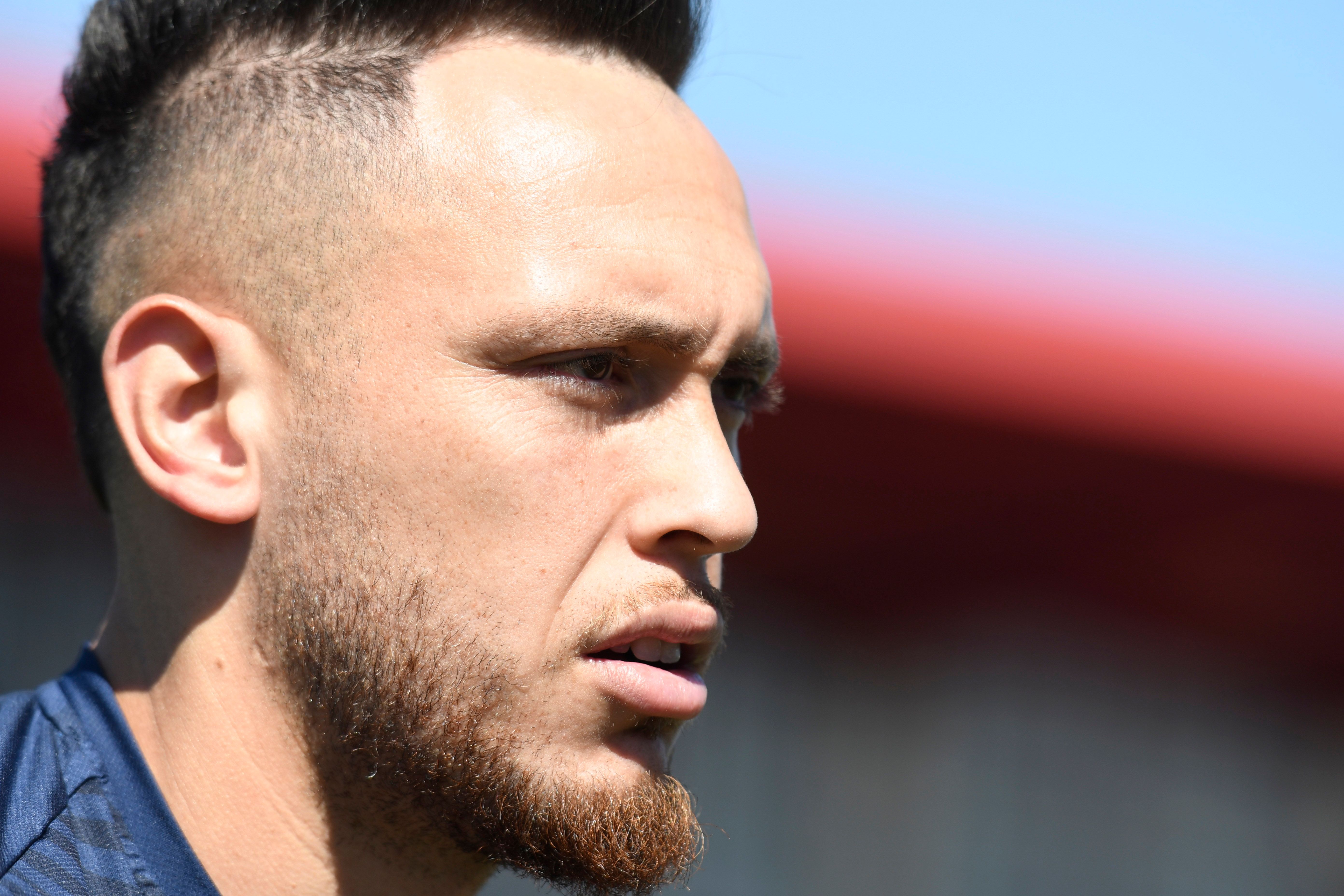  Lucas Ocampos, durante su entrevista con ElDesmarque.