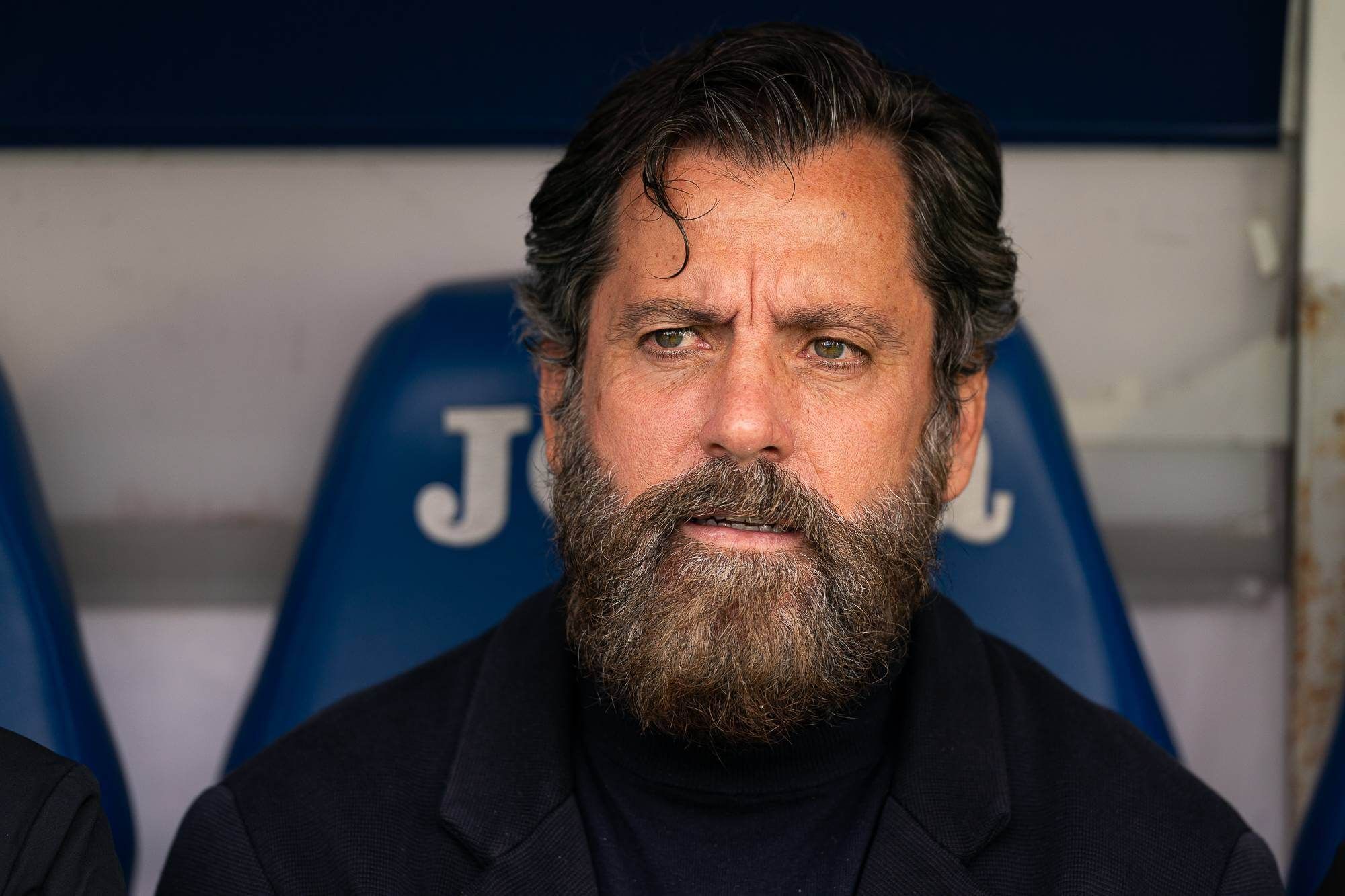  Quique Sánchez Flores, técnico del Sevilla, ante el Getafe.