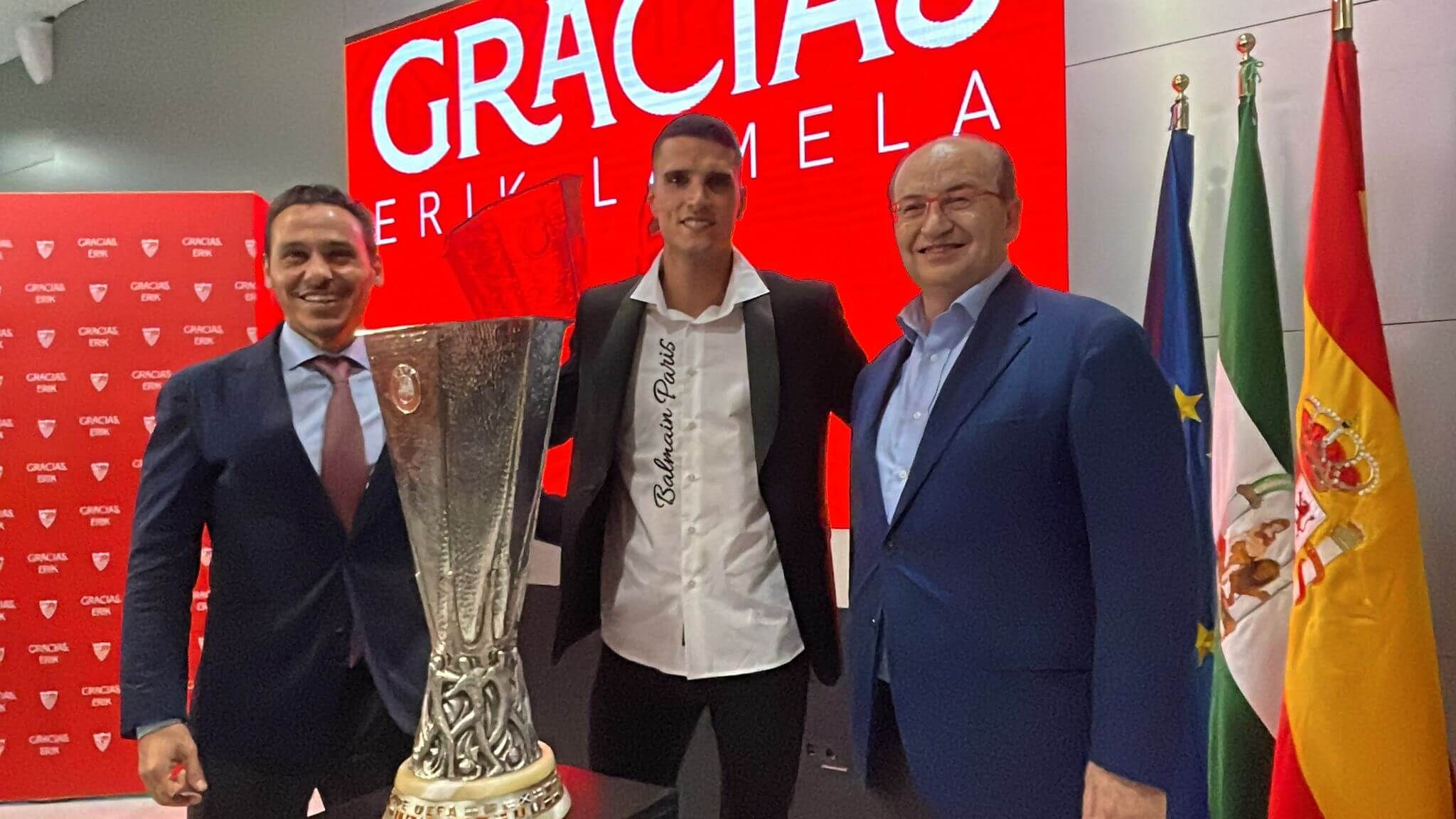  José María del Nido Carrasco, Erik Lamela y José Castro (foto: Kiko Hurtado).