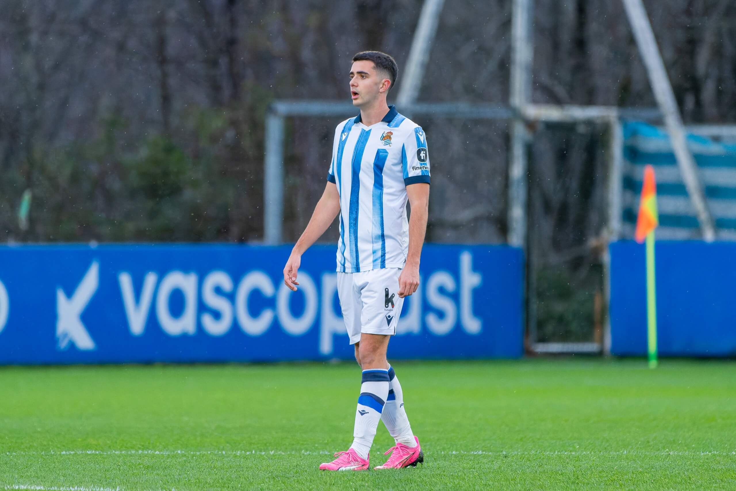  Ekain Azkune, delantero del Sanse que se marchará al Athletic la próxima temporada.