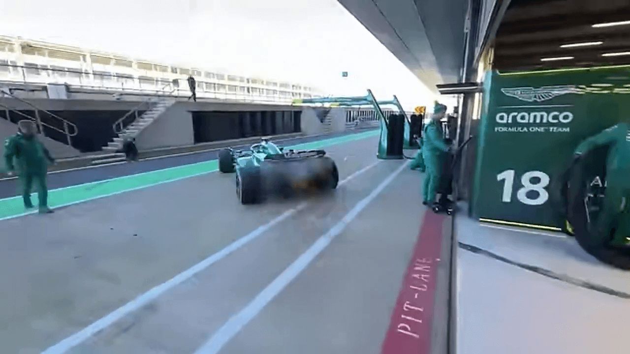 El difusor del AMR24, pixelado. (@startonpole)