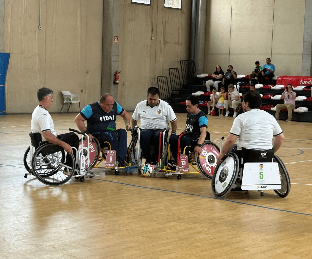El equipo de fútbol en silla de ruedas del Valencia CF