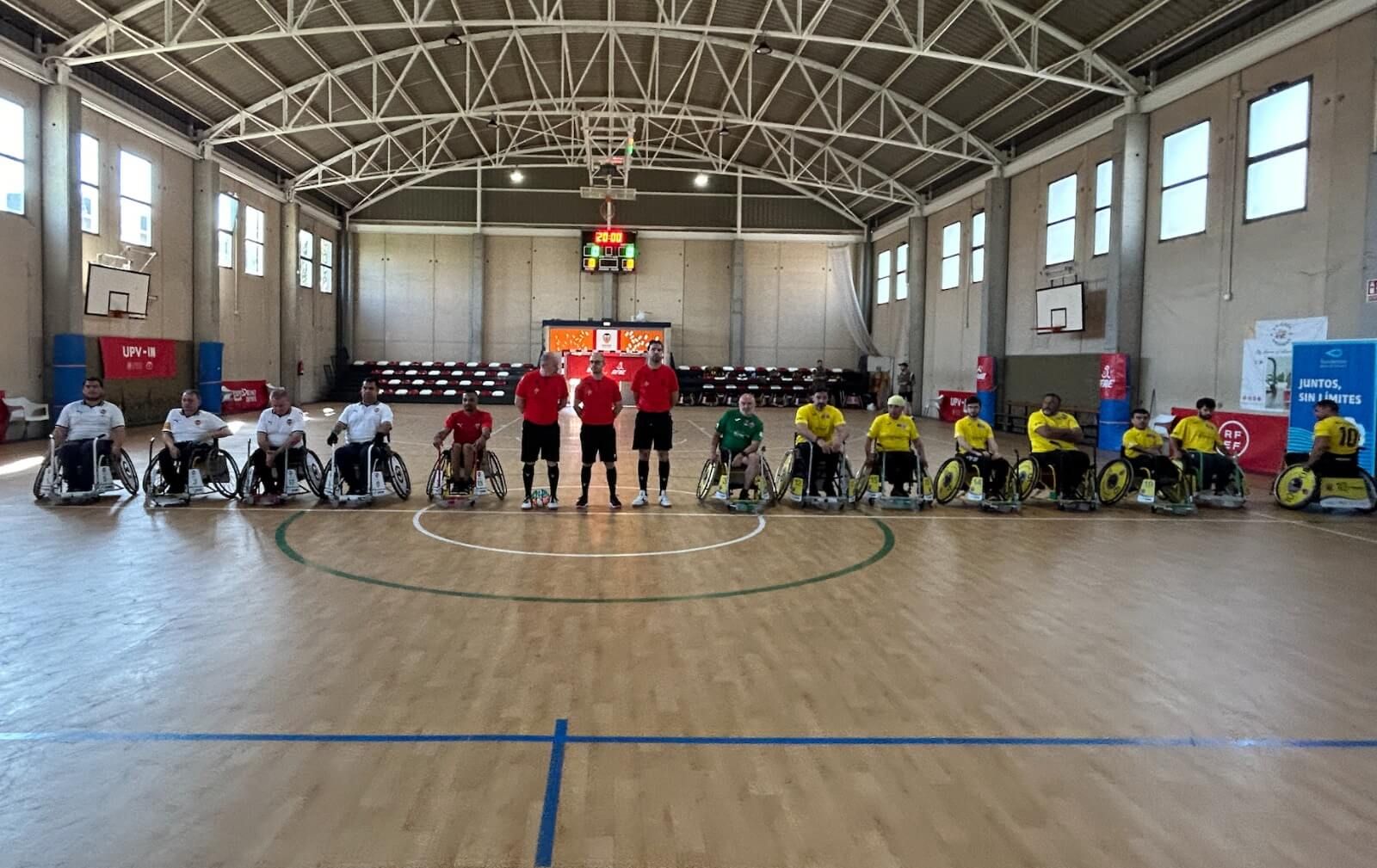 El equipo de fútbol en silla de ruedas del Valencia CF