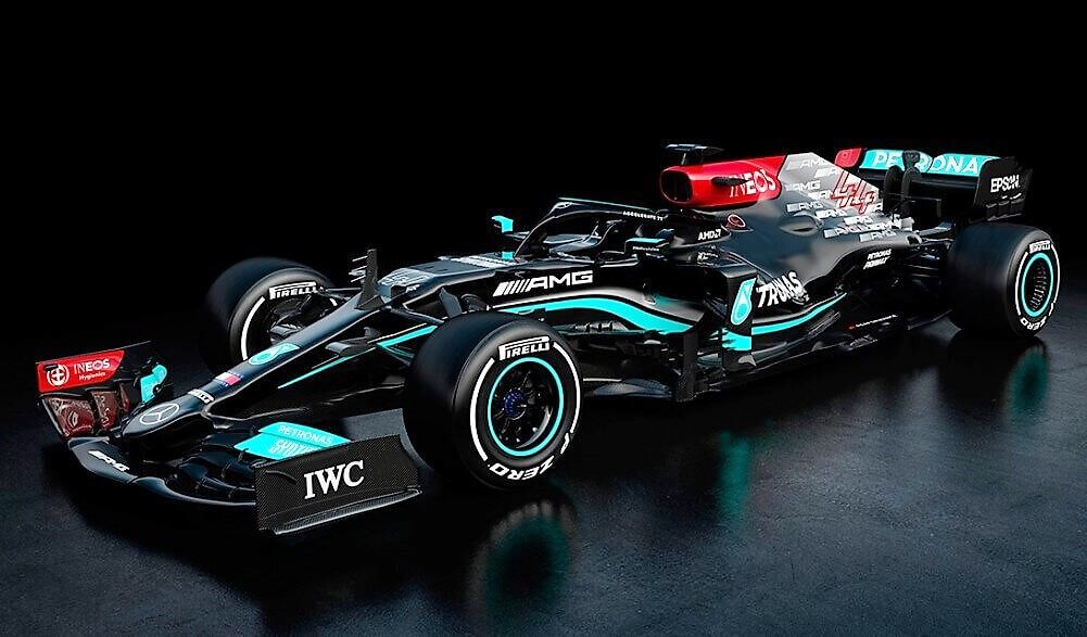  El Mercedes W12 de 2021.