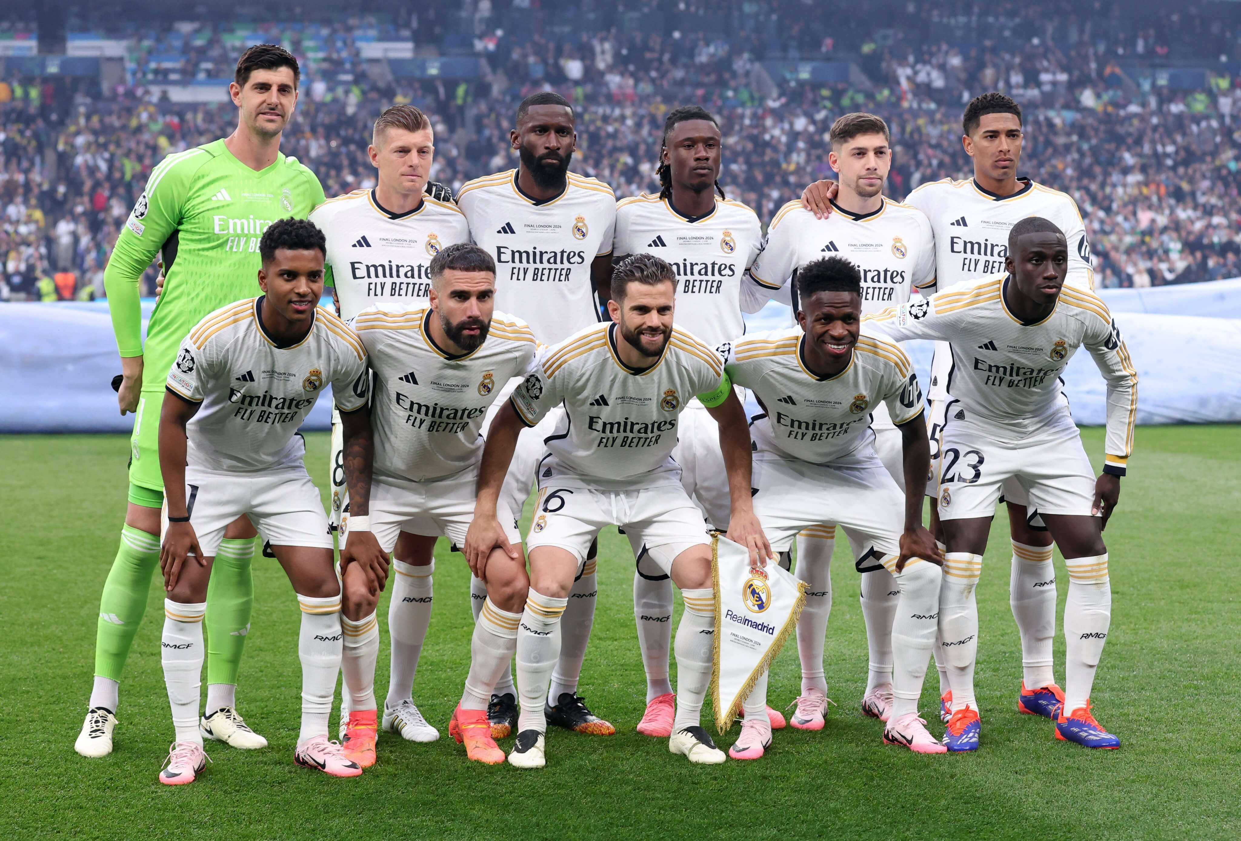  El once del Real Madrid en la final de la Champions.