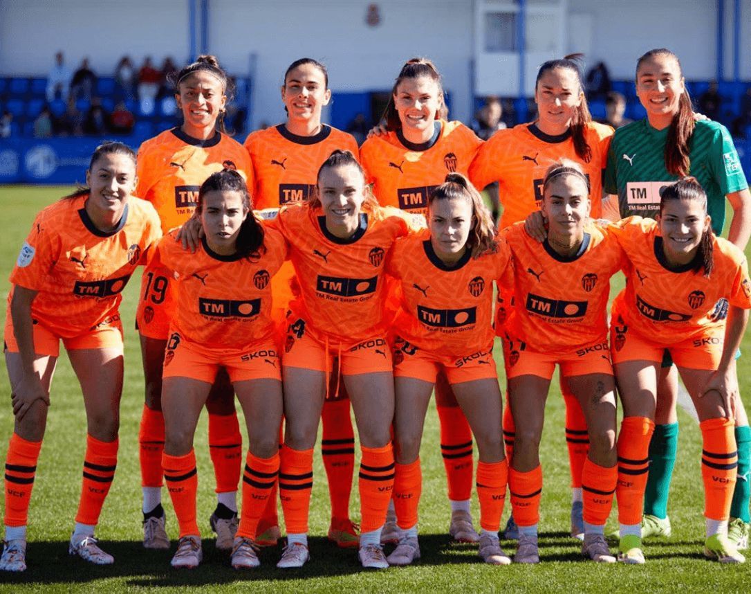  El once titular del VCF Femenino en Huelva.