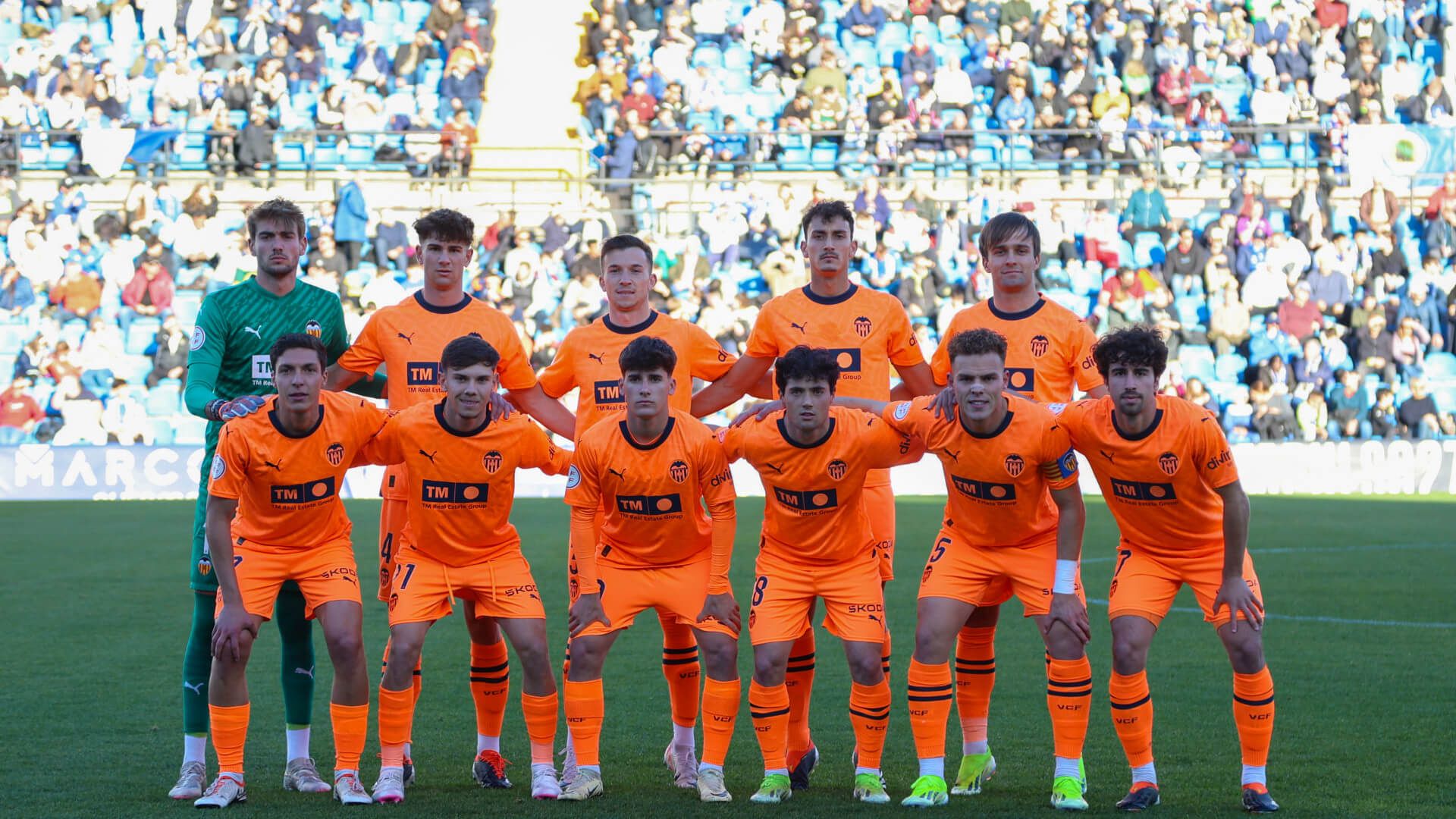 El once titular del VCF Mestalla