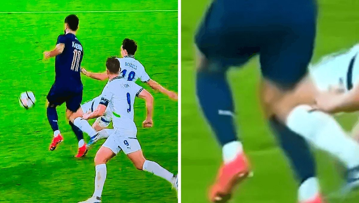  El penalti sobre Marco Asensio anulado por el VAR.