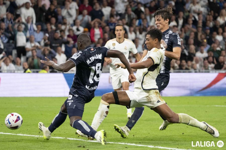  El Real Madrid se impuso 2-1 a la Real Sociedad.