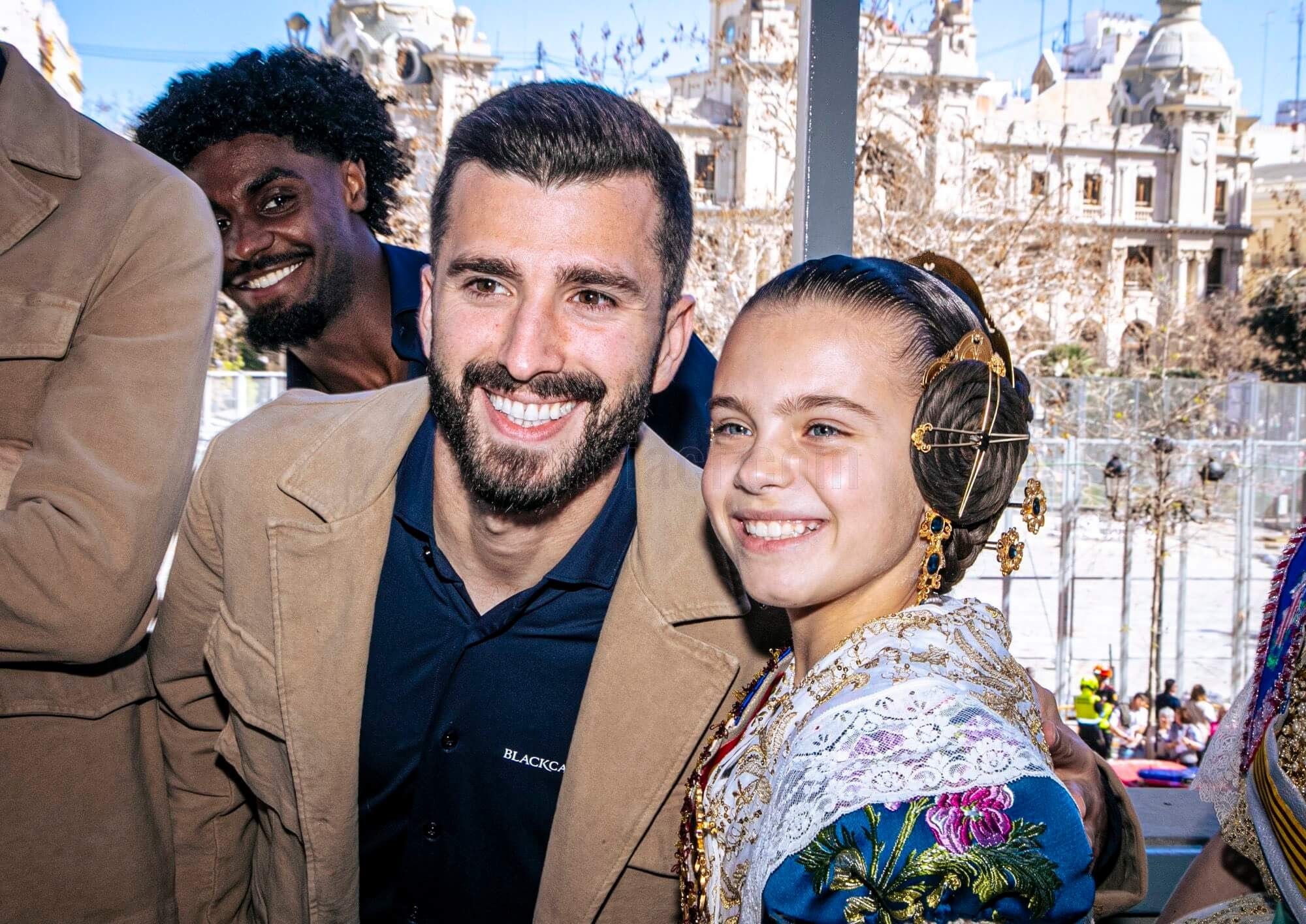  El Valencia CF acude a la Mascletà.