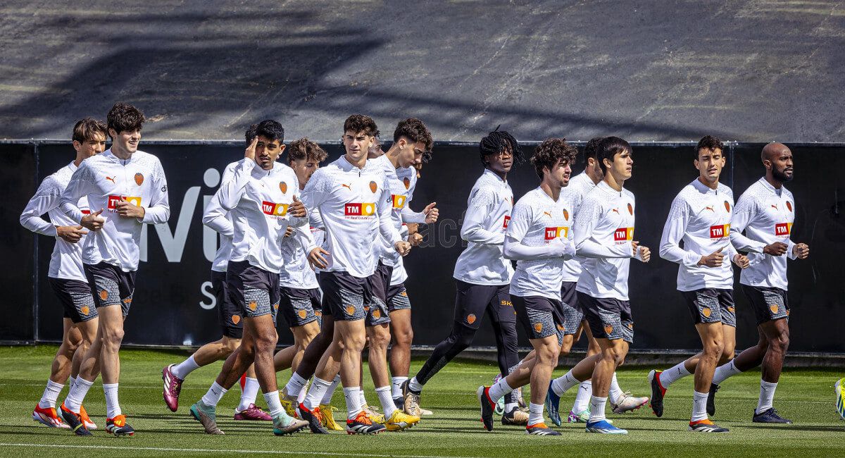  Entrenamiento del Valencia CF