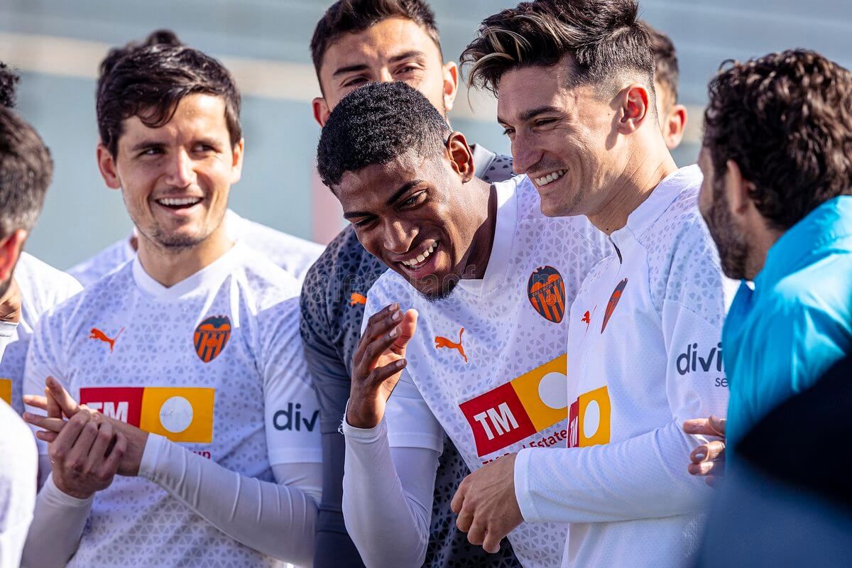  Entrenamiento del Valencia CF