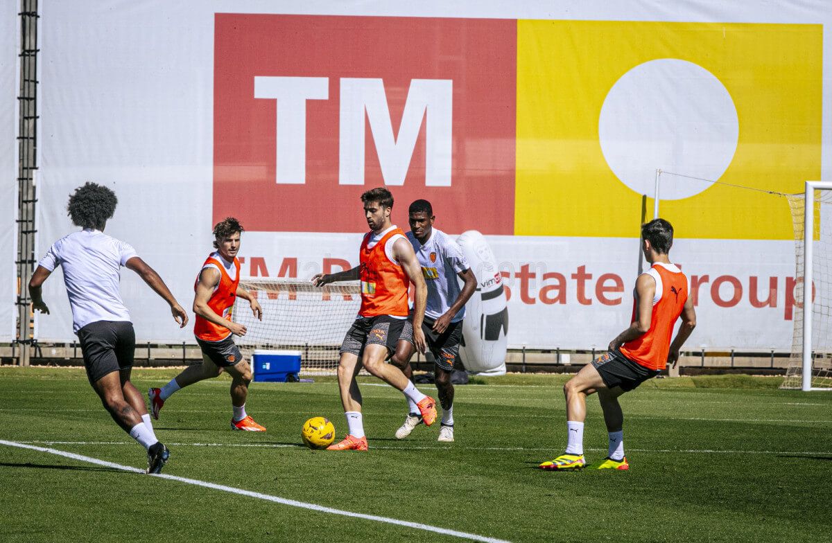  Entrenamiento del Valencia CF