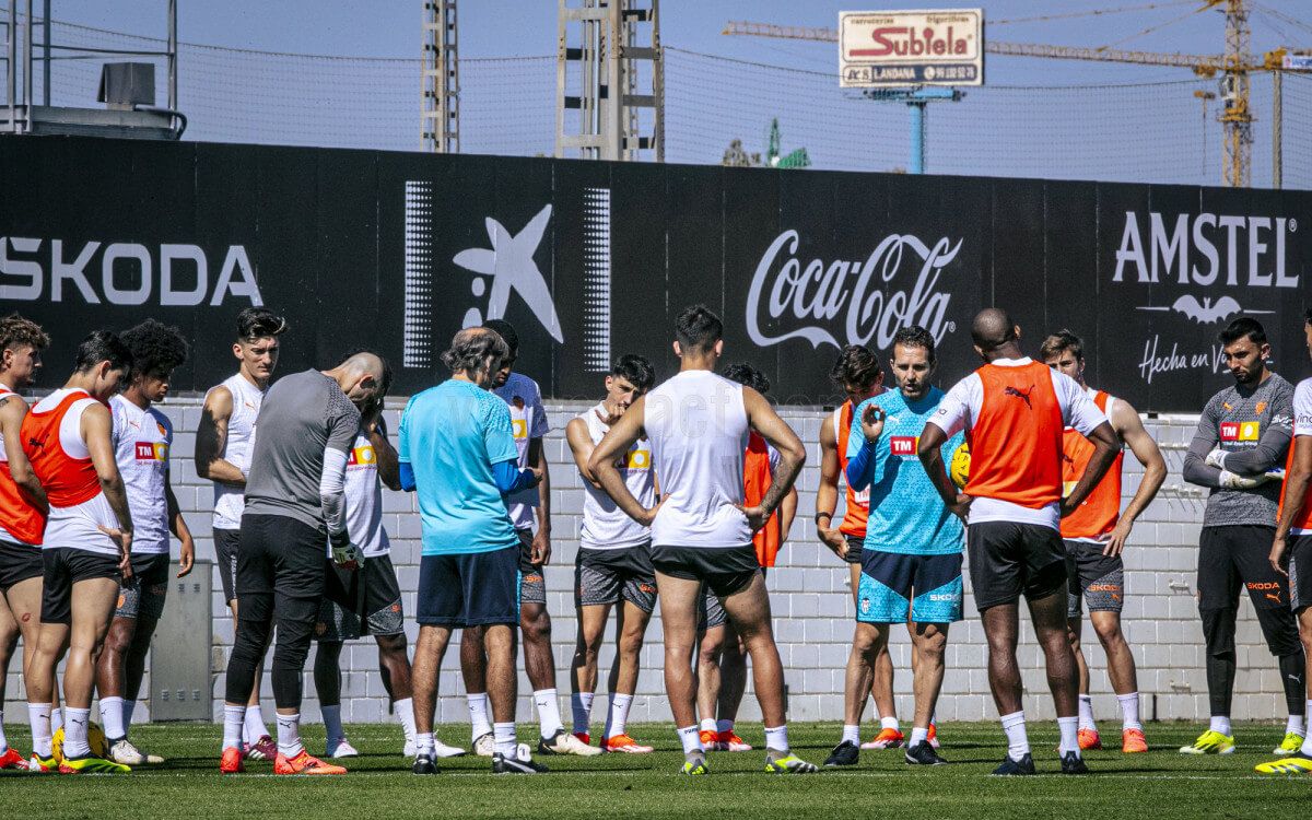  Entrenamiento del Valencia CF