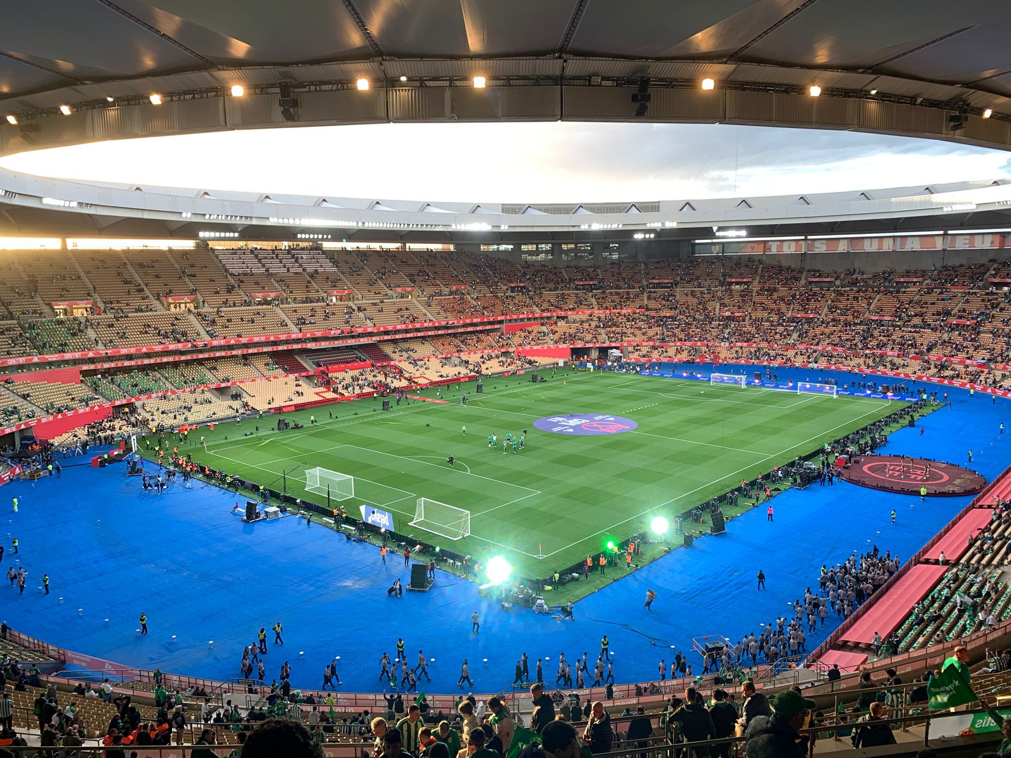  Estadio de la Cartuja, final de la Copa del Rey.