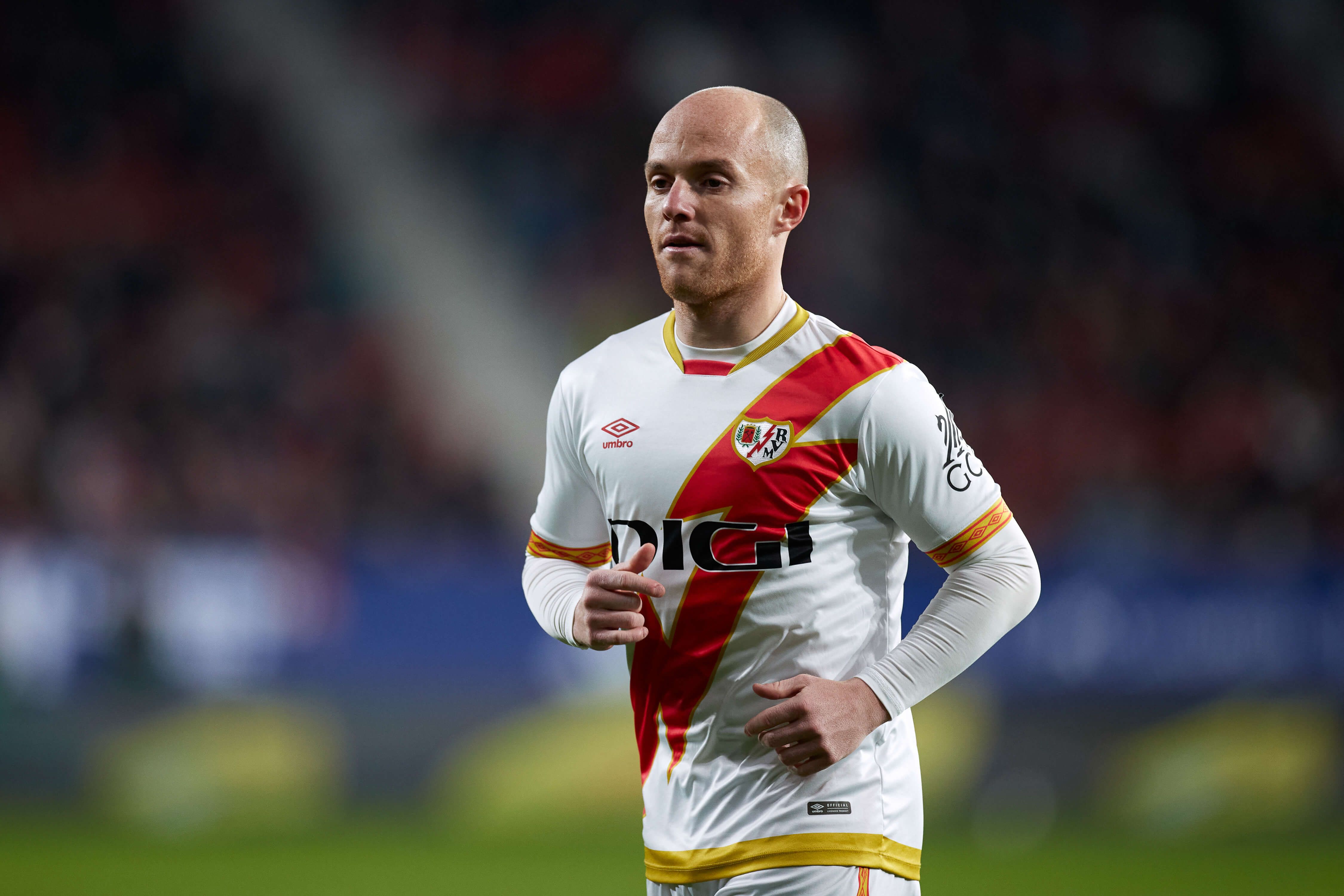  Isi Palazón durante el partido ante Osasuna (Fuente: Europa Press)