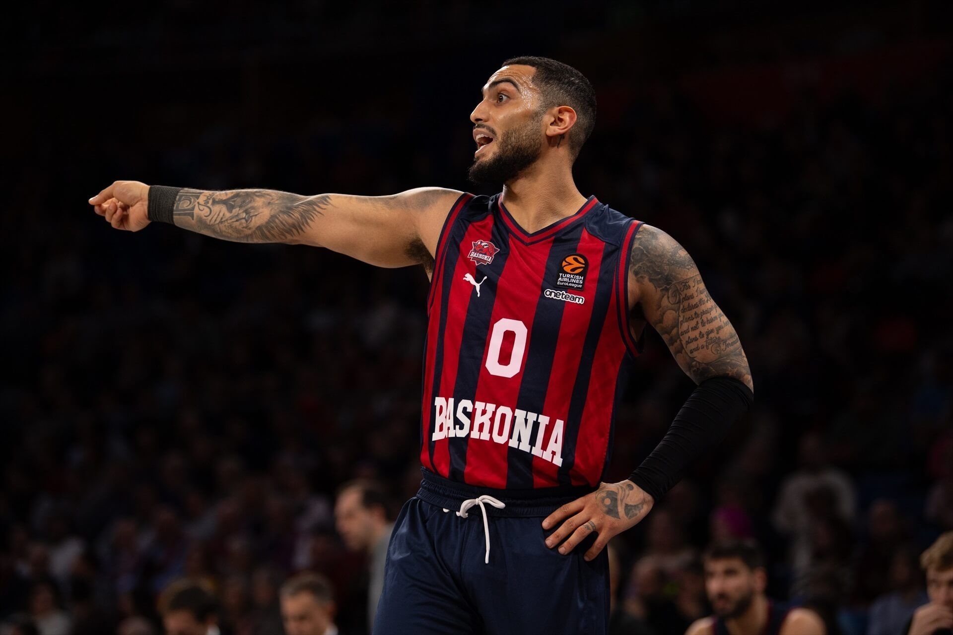  Markus Howard en un partido con Baskonia