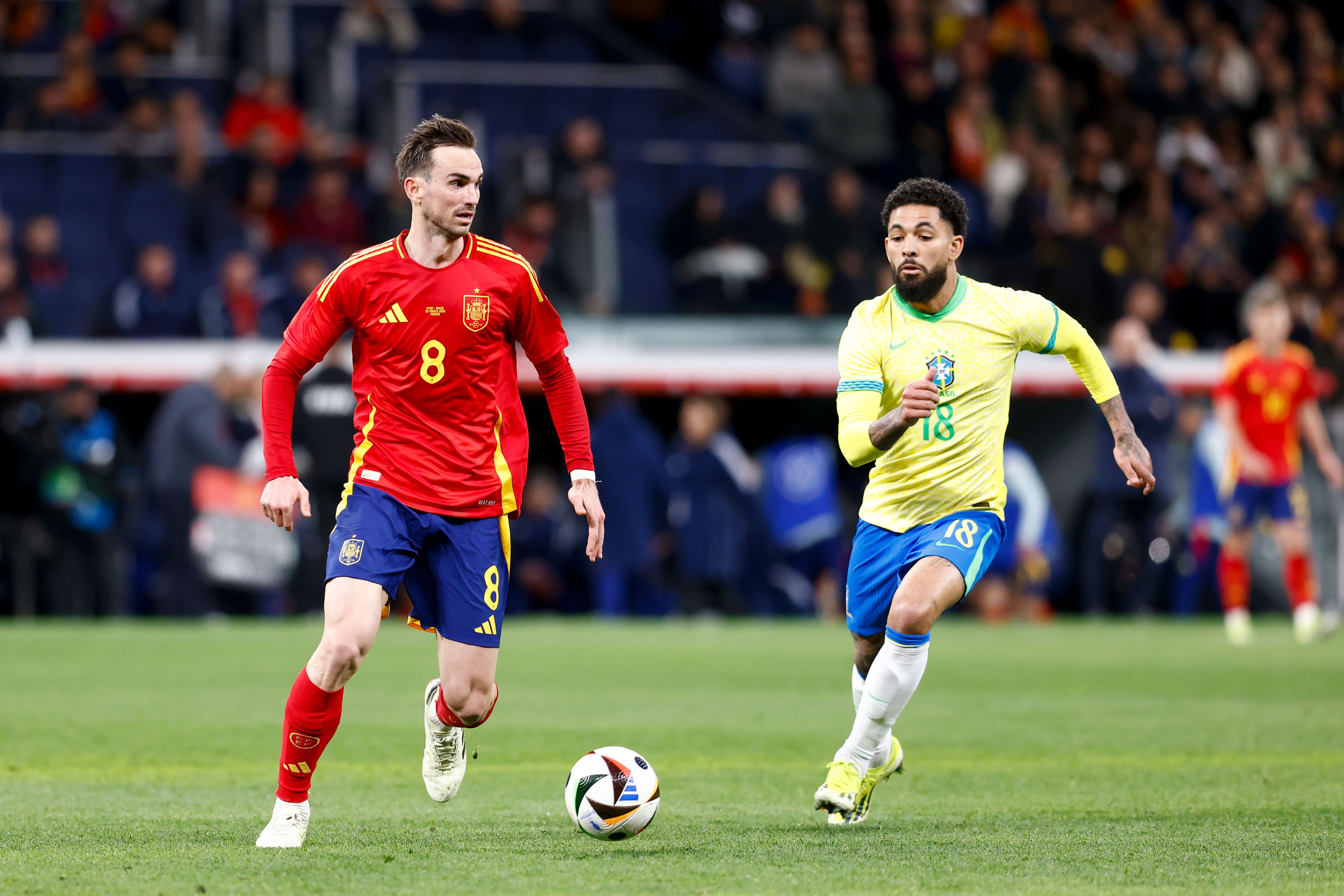 Fabian Ruiz en el España - Brasil