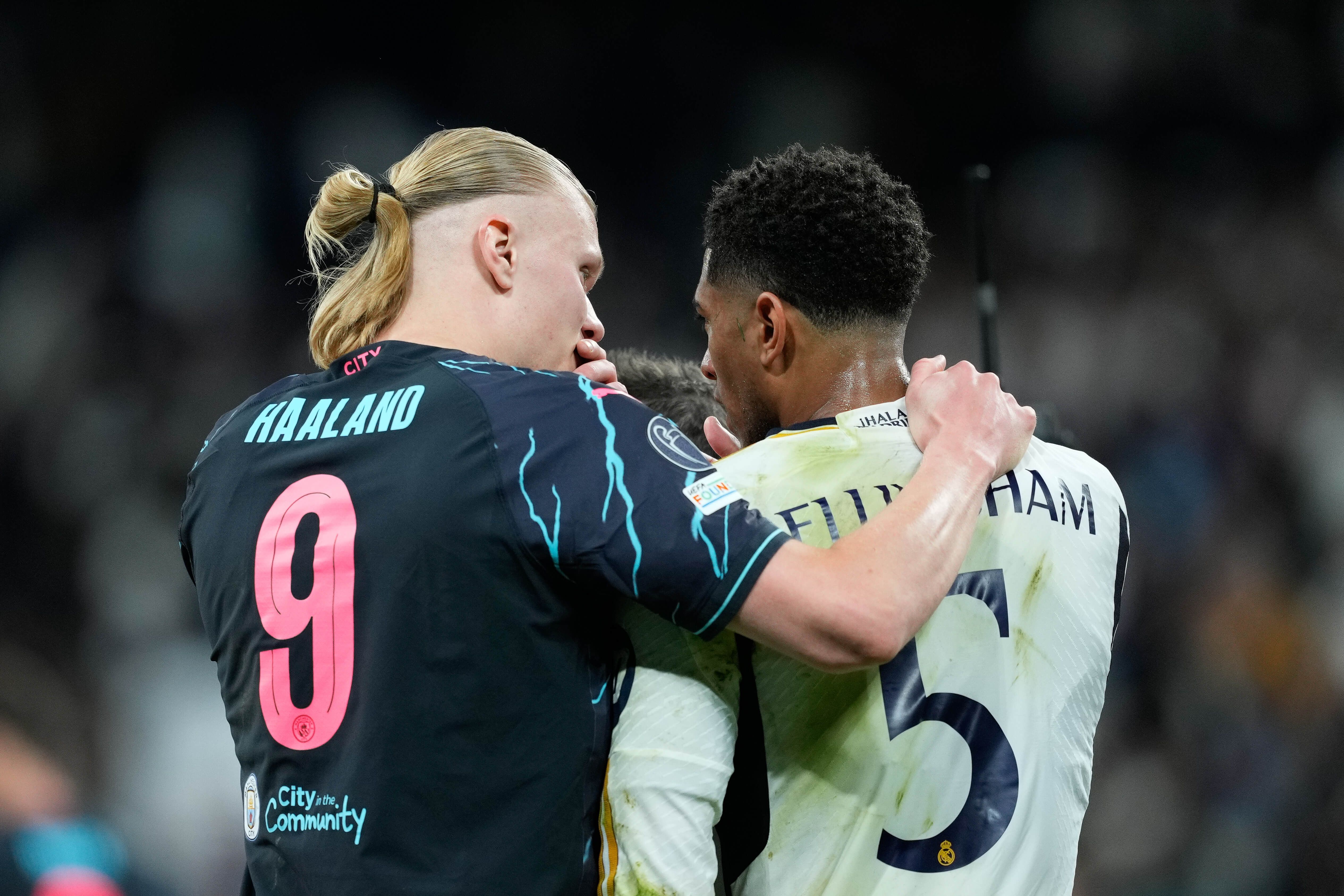 Erliing Haaland y Jude Bellingham en el Real Madrid - Manchester City (Europa Press)