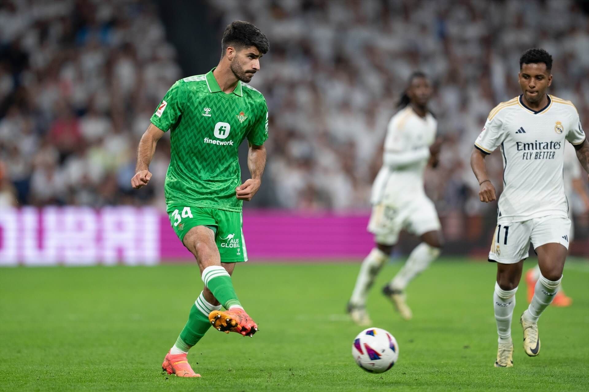  Ricardo Visus, en el Santiago Bernabéu