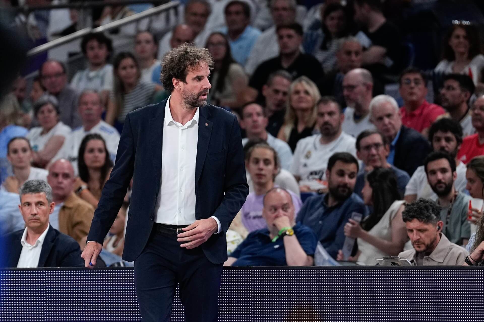 Roger Grimau, entrenador del Barcelona