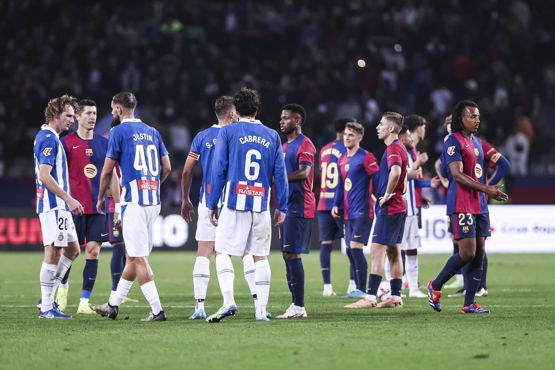  Imagen del FC Barcelona - Espanyol de LALIGA