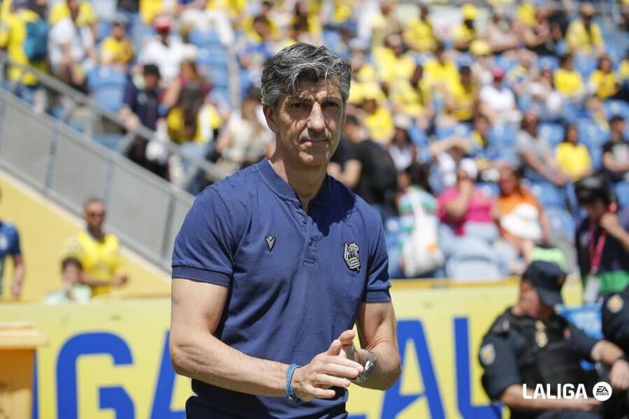  Imanol en el Estadio Gran Canaria.