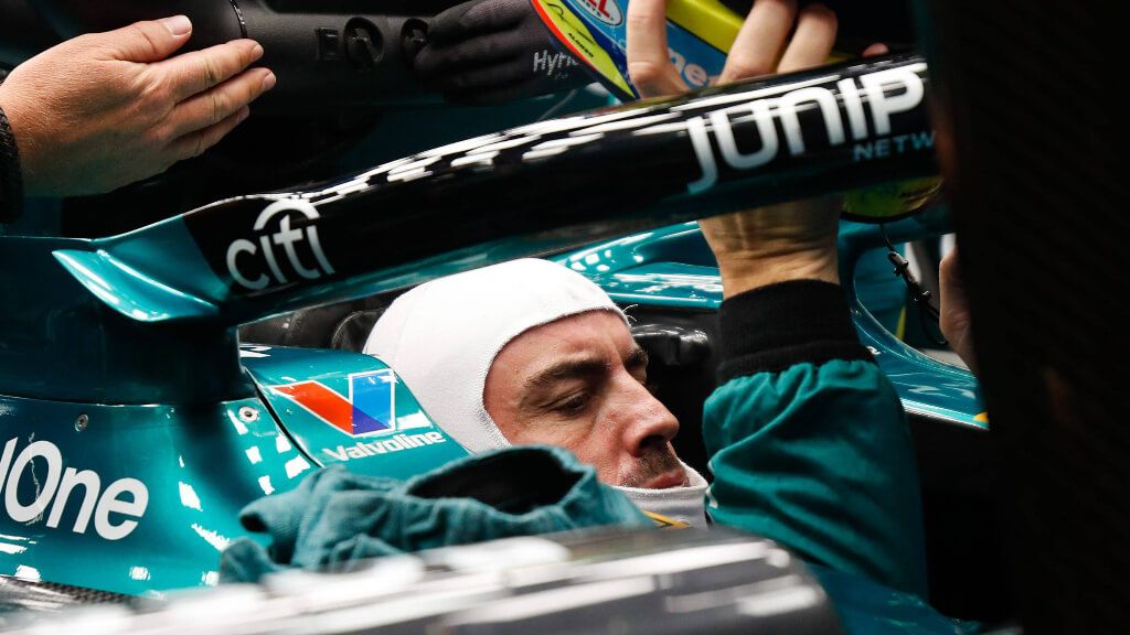  Fernando Alonso, en el GP de China.