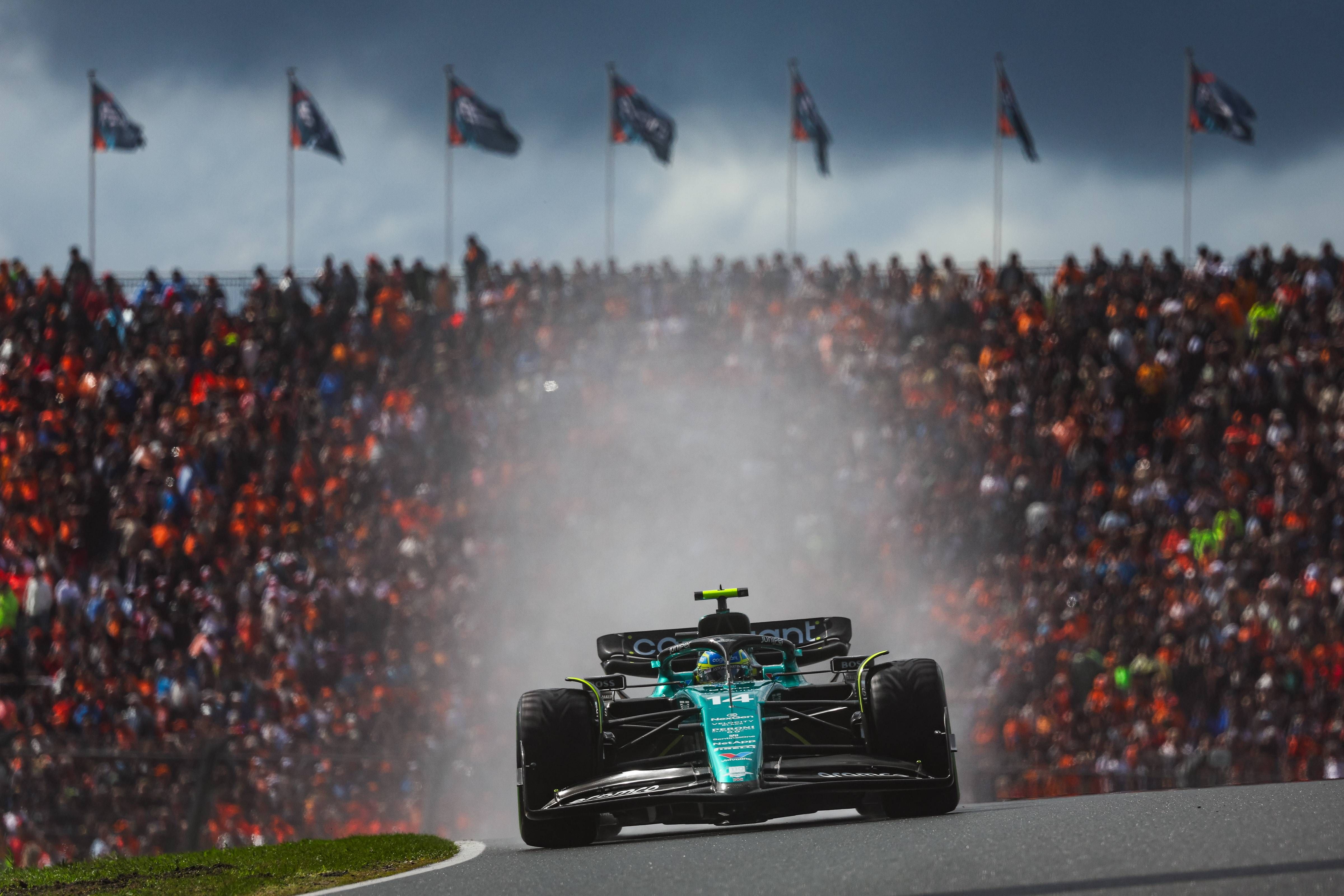 Fernando Alonso, en los libres del GP Países Bajos.