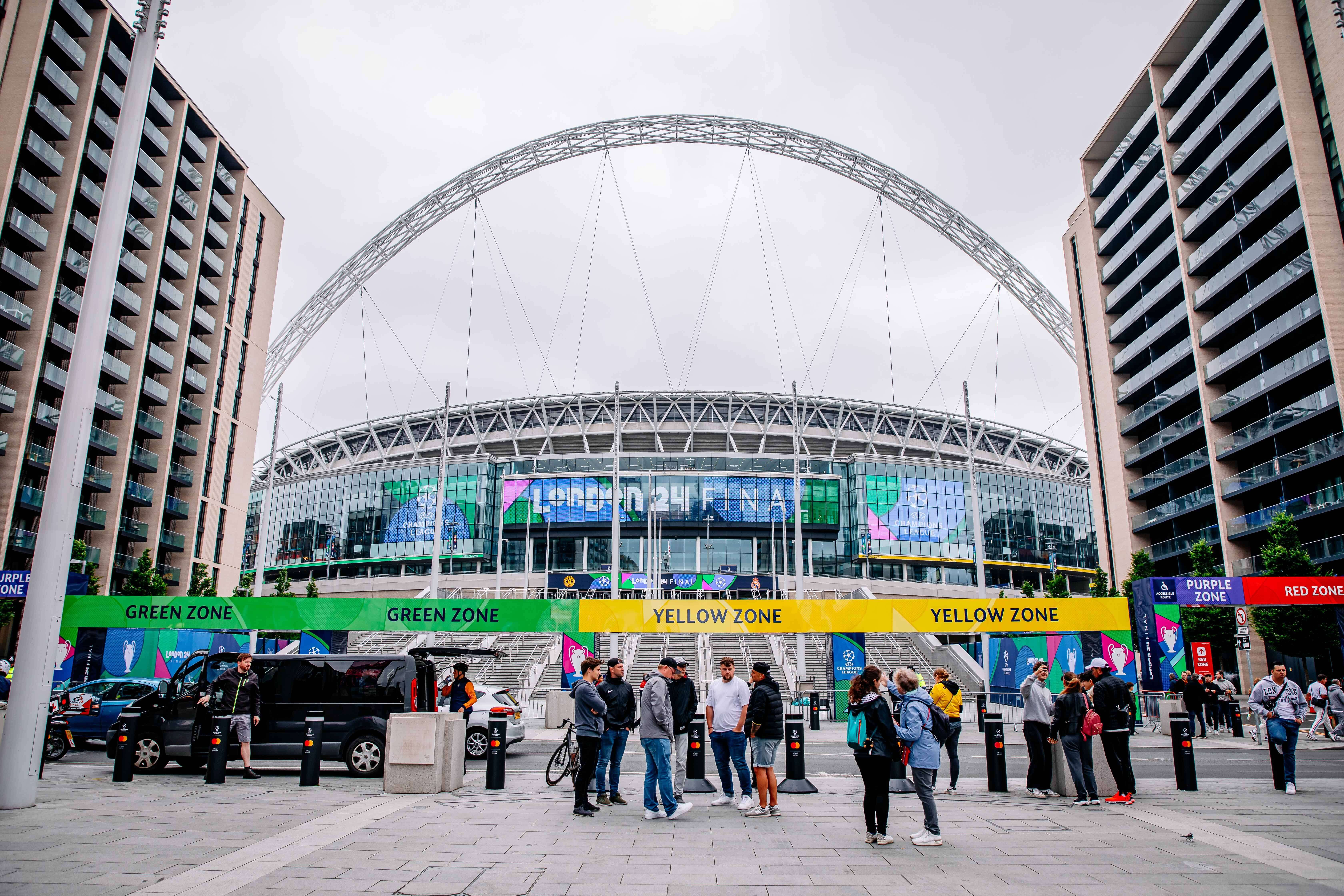  Wembley, preparado para la final de Champions 2024.