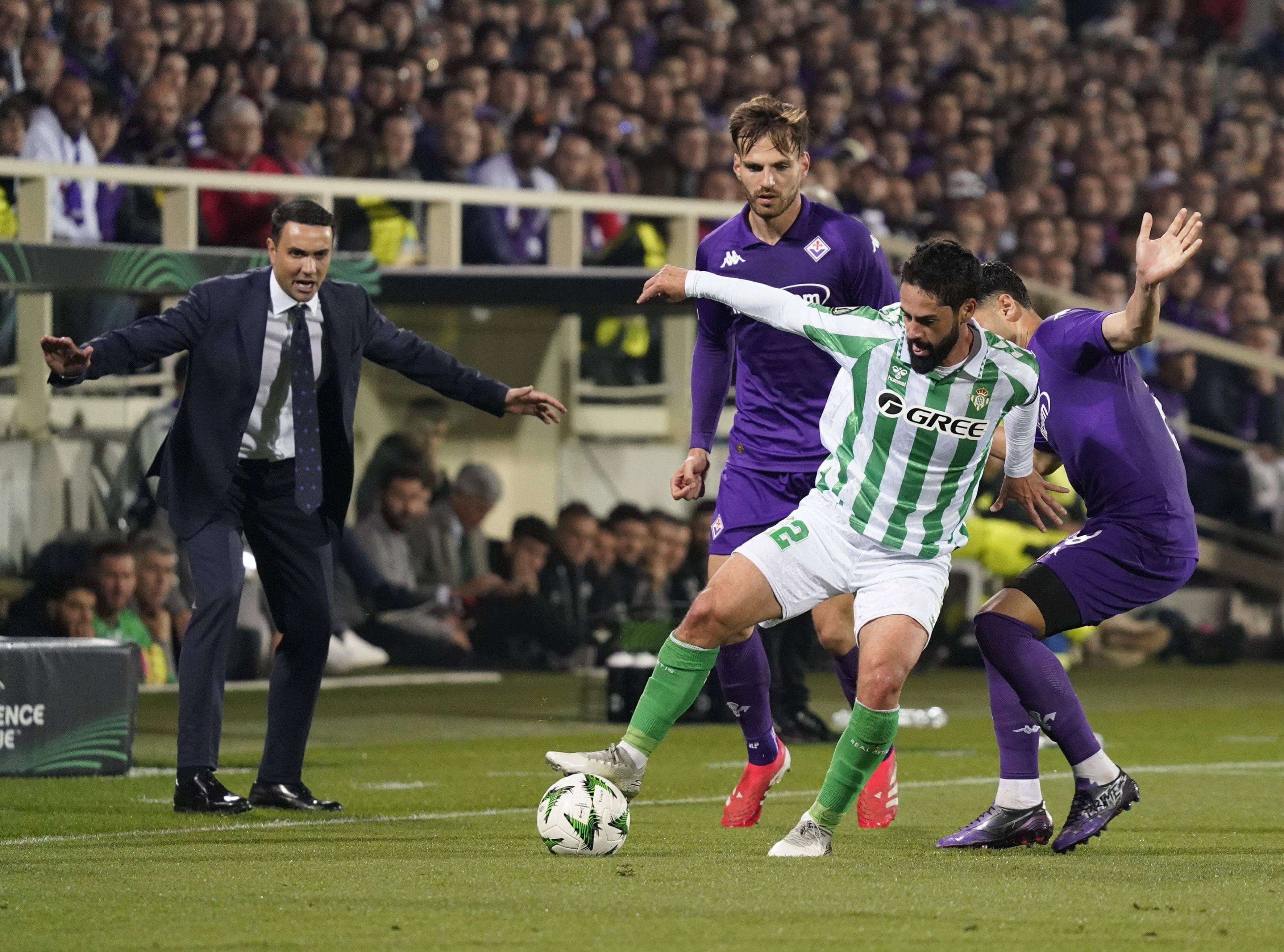 Isco, en el Fiorentina-Betis.