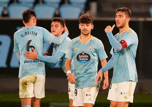  Celebración del gol de Íker Losada.