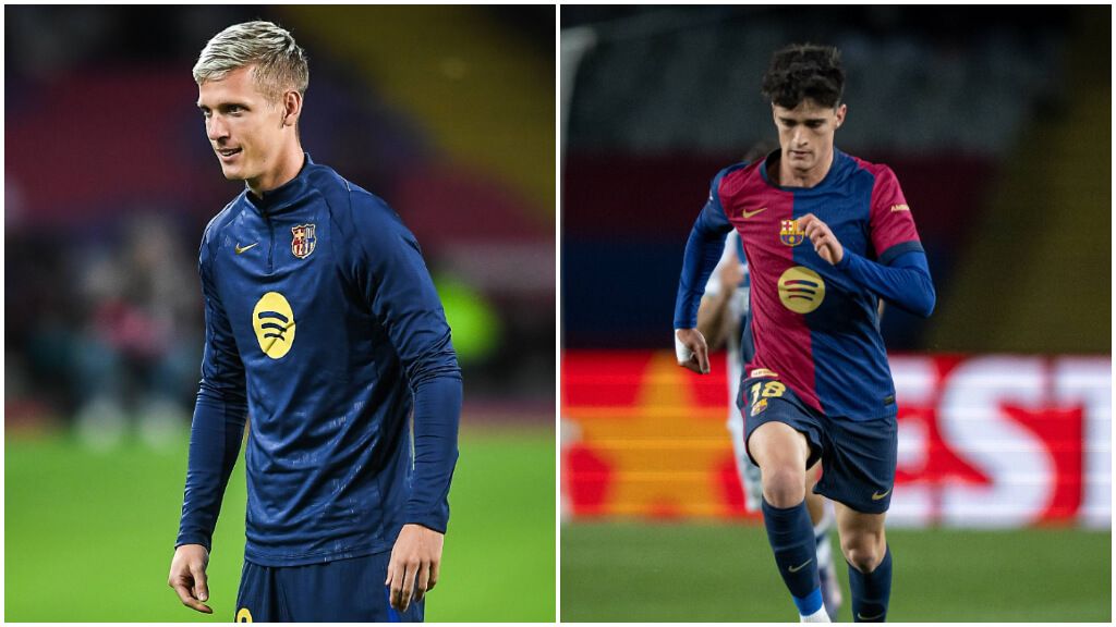  Dani Olmo y Pau Víctor.