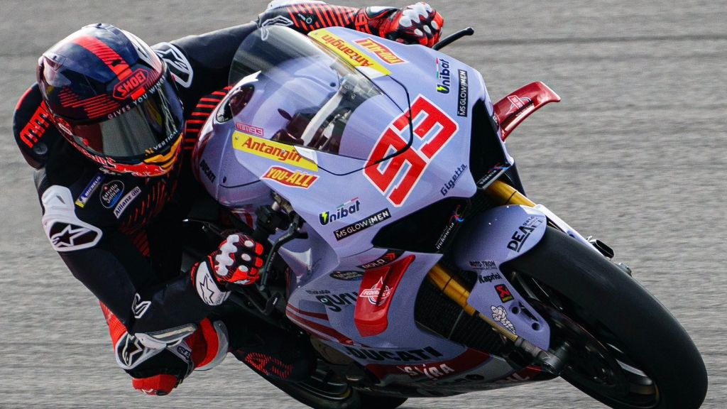 Marc Márquez, con sus nuevos colores del Gresini Racing.