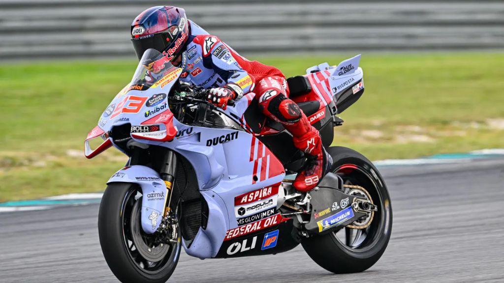  Marc Márquez, en los test de Sepang