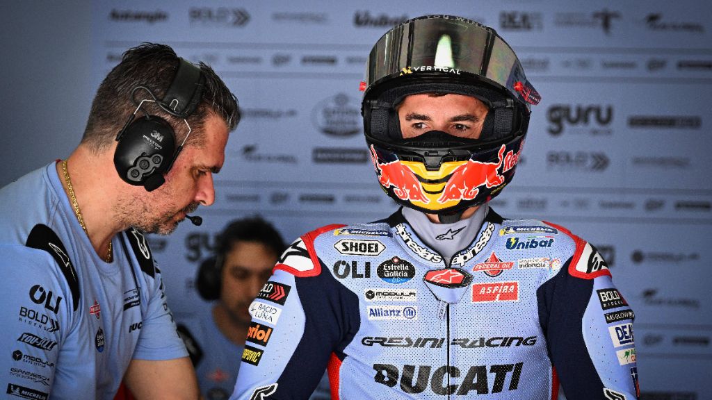 Marc Márquez, en los test de Sepang.