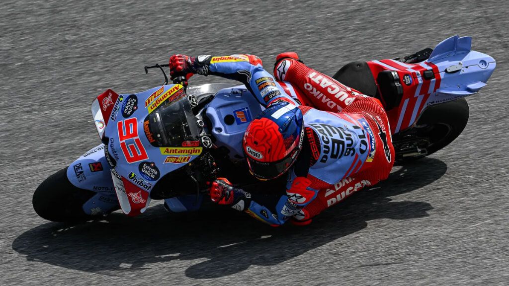  Marc Márquez, en el test de Sepang.