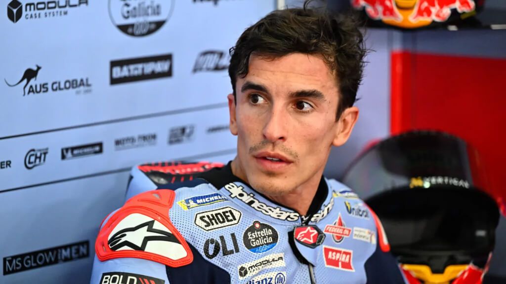  Marc Márquez, en los test de Sepang.